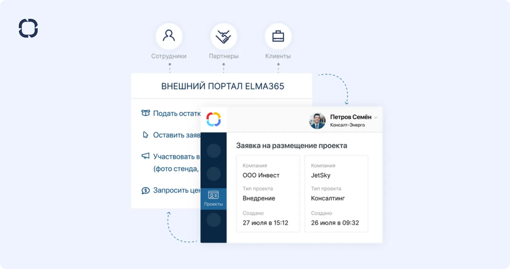Портал самообслуживания ELMA365 Service